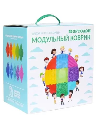 Развивающий массажный модульный коврик, ортопедический коврик для детей