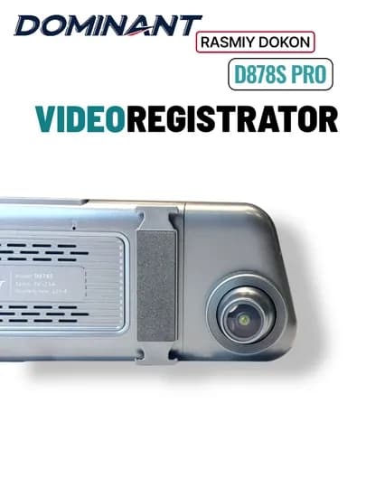 Видеорегистратор Dominant D878S PRO ВЕРСИЯ Wifi 4К ultra hd 3 камеры