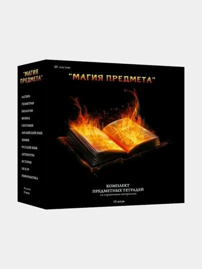 Комплект тетрадей TМ Prof-Press "Магия предмета", 12 шт, 48 л
