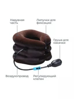 Массажер, Ортопедическая надувная подушка, массажер для шеи