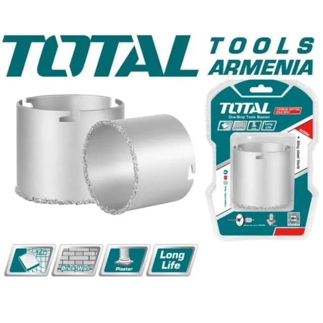 Карбидная кольцевая пила 33мм TOTAL TAC440331