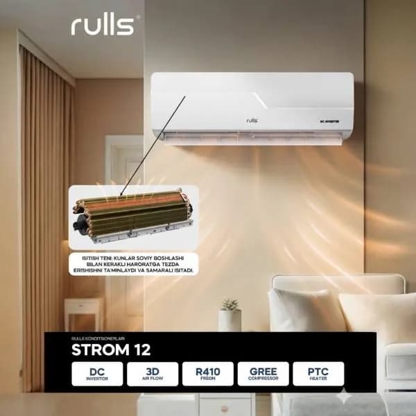 Кондиционер Rulls Strom 12, белый