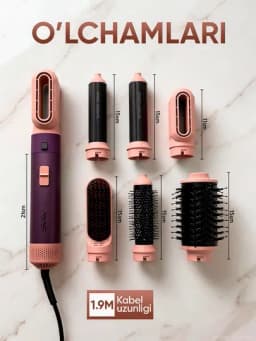 Фен стайлер MAC Styler 6в1, профессиональная фен-щетка, стайлер для волос
