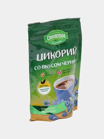 Напиток кофейный цикорий Столетов Черника NEW, 100 г