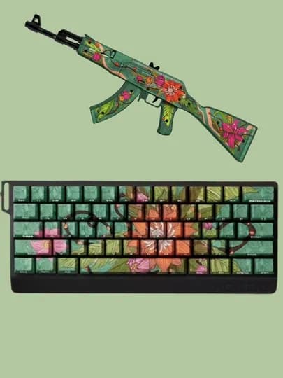 Кейкапы в стиле “Поток Информации” — вдохновлено CS:GO — KRUDROP-POTOK-МЕНТОЛ