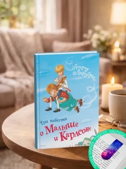 Три повести о Малыше и Карлсоне. Астрид Линдгрен — PENCIL-ТРИПОМИК