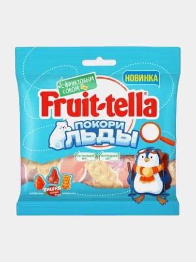 Жевательный мармелад Fruit-tella Покори льды 100гр