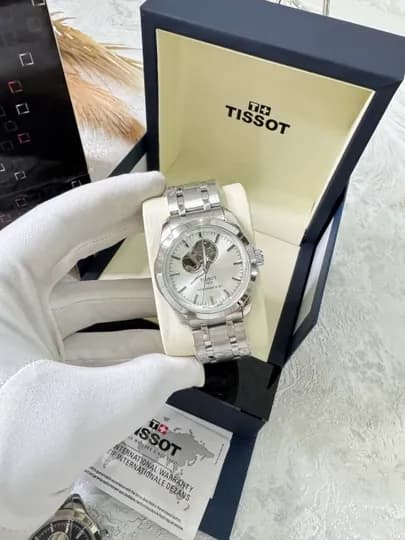 Мужские наручные часы Tissot, классический дизайн, механический механизм