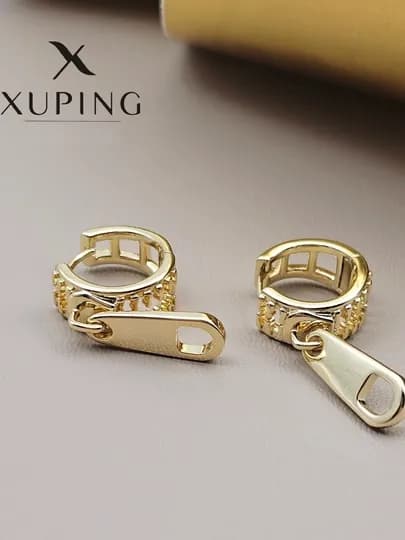 Серьги для девочек и женщин, Xuping — 1001PRT-XUPINGF-ЗОЛОТ