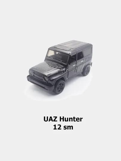 Масштабная металлическая модель, игрушка Uaz Hunter, масштаб 1:36 - 12 см — ЖТ-JTUAZIK
