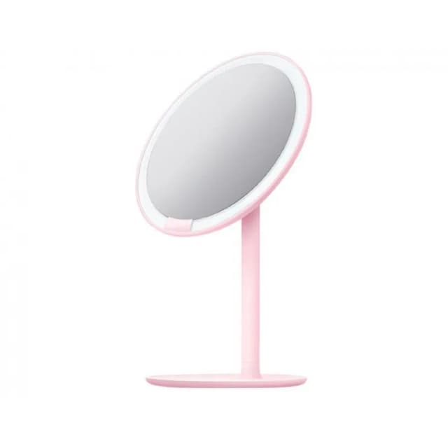 Зеркало косметическое настольное с подсветкой Xiaomi Amiro Lux High Color (розовый, AML004)