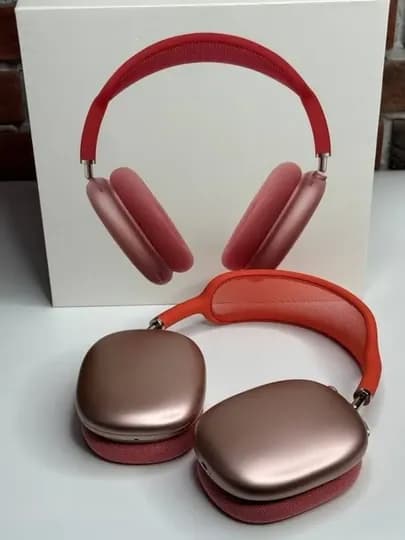 Беспроводные наушники Airpods Max, работают по Bluetooth — AKSESSM-AIRPODSMAX-КРАСН