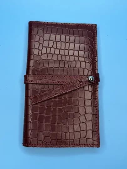 Женский портмоне Charme Black Gator, натуральная кожа — СУМКИ-CHRMGLD-ТЕМНБОР