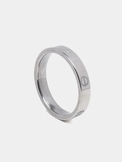 Кольца Cartier из нержавеющей стали, с камнями и без, для женщин и девушек — AJ1995-UZUKLAR-СЕРЕБРН-19