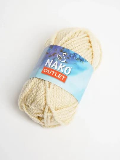 Пряжя Nako Outlet - плотная вязка,100% акрил, 250 м, 50 г (+- 5 г, 10%+-),в упаковке 1 шт — PRYAJA1-NAKOQALIN-СЛНКОСТ