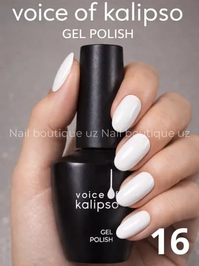 Гель-лак Voice of Calipso, полная палитра цветов, профессиональный UV LED — UZNAIL-КАЛИПСО-БЕЛЫЙ