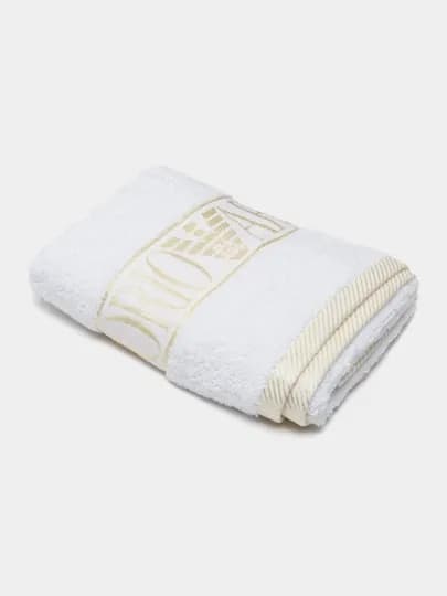 Набор полотенец банное и лицевое, махровое, хлопок 100% — LELIT-ARMANI-БЕЛЫЙ-50X90