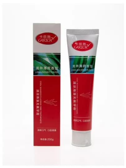 Зубная паста CARICH Longjing Mint с экстрактом морских водорослей, 200 г