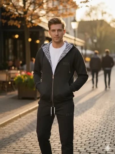 Двойка Dior, мужская одежда, весенняя — ESSMIXX-DIORDVOYKA-ЧЕРН-XL