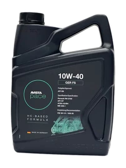 Моторное масло Avista 10w-40 4L Made in Germany