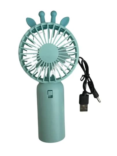 Мини ручной вентилятор, настольный, USB портативный, компактный охладитель — NEXSTOR-NEXAVENTILIYATOR-БИРЮЗ