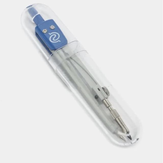 Plastik qalamdonli sirkul, Blue