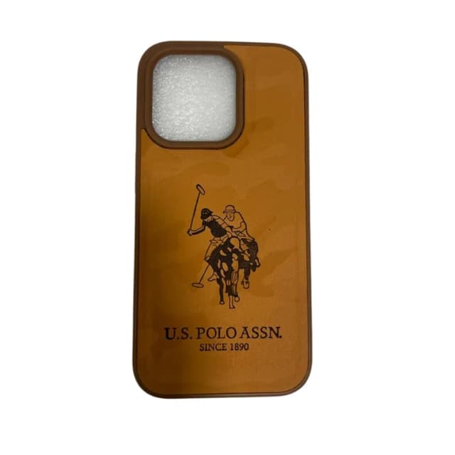 Santa Barbara Polo iPhone 16 Pro Max uchun jigarrang g'ilofi