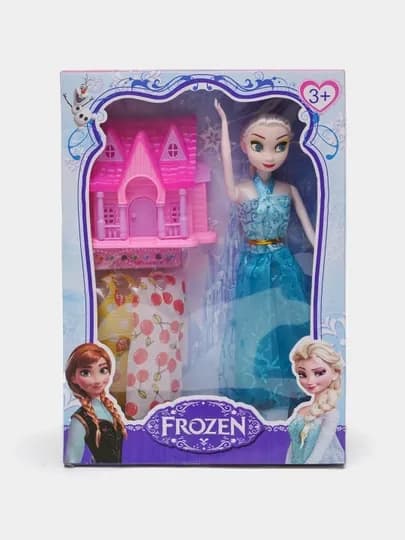 Набор кукол Frozen, длина куклы 28 см, 3+, Китай — PREMTOY-PTFRZN-ГОЛУБ