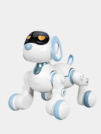 Робот собака, интерактивная игрушка робот, умный щенок со звуком — TOYMAG-UMROB33-БРОНЗ