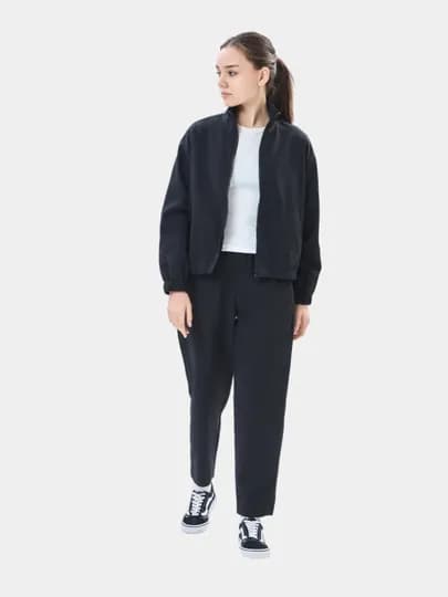 TERRA PRO Женская ветровка короткая длина AW23WBA-52077 — TERRA-52077-ЧЕРН-XXL