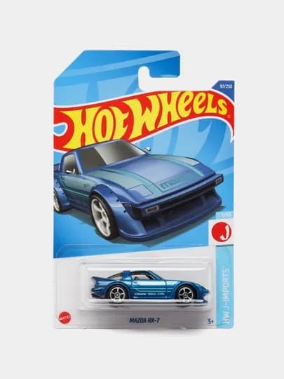 Игрушечная машинка базовой коллекции Hot Wheels — ДЕТИМАГ-HWT002-ТЕМНСИН