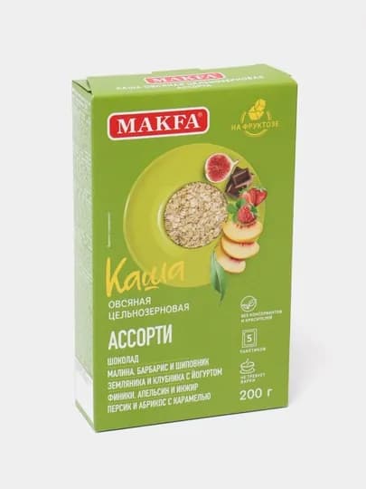 Каша овсяная MAKFA Ассорти, 40 г * 5 шт