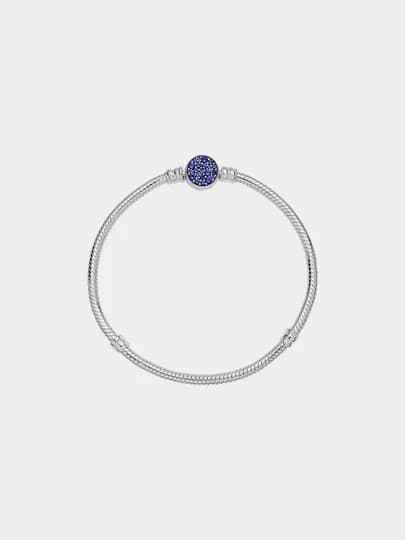 Серебряный браслет, кристалл Pandora 599288C01 — PANUZB-599287C