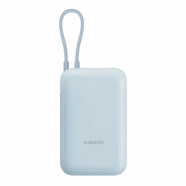 Внешний аккумулятор Xiaomi Power Bank 10000mAh (Integrated Cable) , Lce Blue