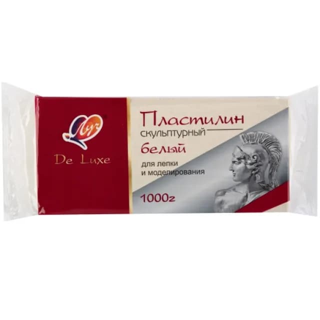 Haykaltaroshlik plastilini Luch, oq