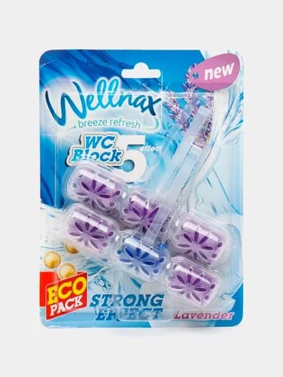 Подвесной туалетный блок Wellnax Лаванда, 2*50 г, X24 — AEROSTA-P196EE9