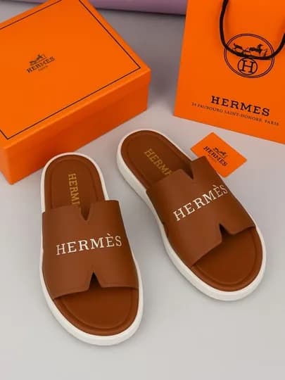 Тапочки женские Hermes, для девочек, для улицы и путешествий — TRENZA-ХЕРМИС-КОРИЧН-36