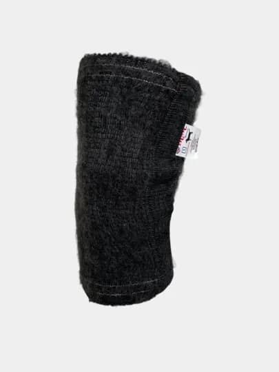 Наколенники из шерсти, двухсторонние, эластичные, черные