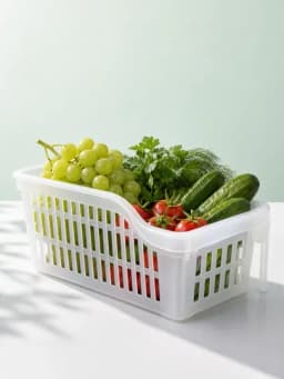 Контейнеры для холодильника с ручками, контейнер для продуктов, боксы для заморозки — DB-MKONXLD-МОЛОЧ-6