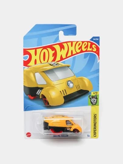 Игрушечная машинка базовой коллекции Hot Wheels — ДЕТИМАГ-HWT002-ЖЕЛТ
