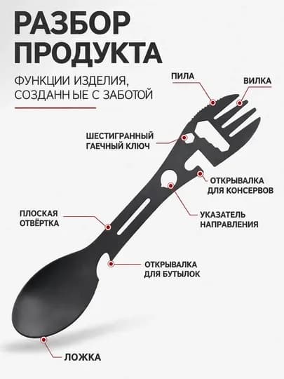 Универсальная ложка вилка(ловилка)