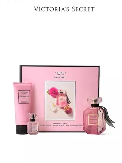 Подарочный набор для женщин и мужчин Victoria's Secret, Bombshell, Tease, Platinum — EPF-GIFTSET-КОНФЕТН