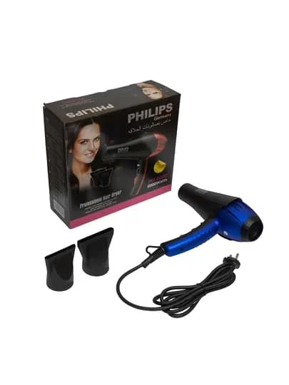 Профессиональный фен Philips + мини утюжок + мини гофре + заколка 3-в-1 в подарок