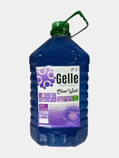 Гель порошок для стирки, автомат, от GELLE, 5 литр