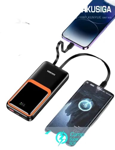 Внешний аккумулятор KAKUSIGA KSC-1088 20000 mah, чёрный
