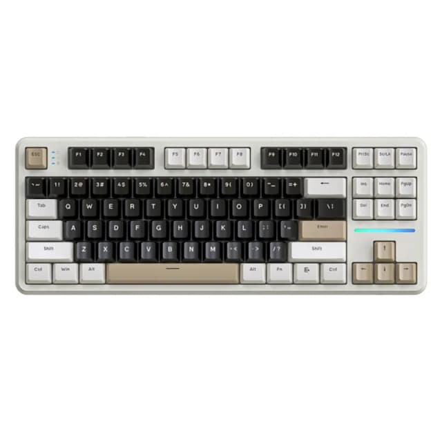 ATTACK SHARK X87 RU, Cheese White, Strawberry Switch, Hot-Swap