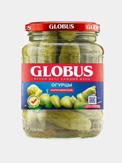 Globus Огурцы маринованые, 720 мл