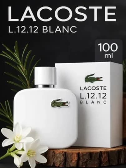 Мужская духи Lacoste L.12.12 Blanc Pure, 100 мл