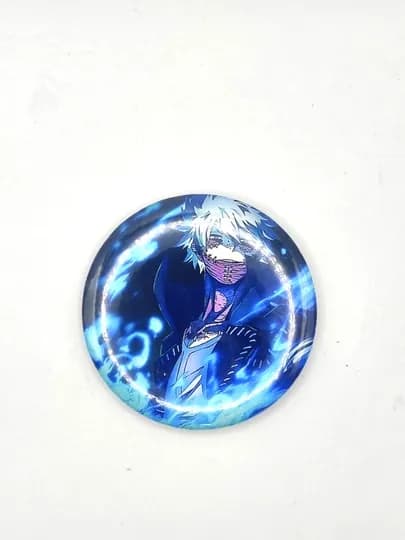 Значки с персонажами "My Hero Academia" 55x55 mm — ARTAR-MHA-АЛЫЙ