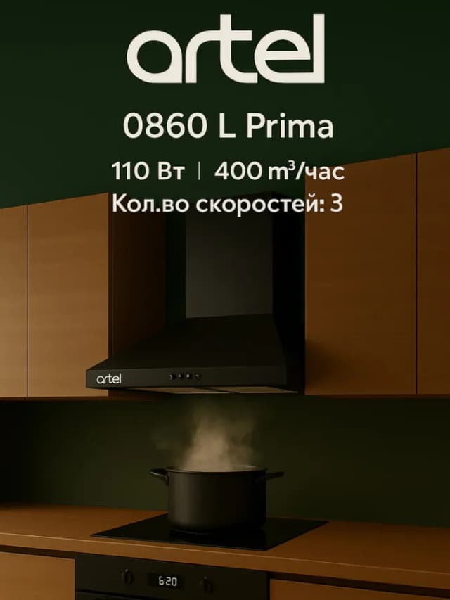 Вытяжка Artel 0860, чёрный